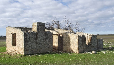 Ruin of Teichelmann's home in Stansbury