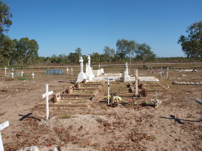 The Beagle Bay cemetery 