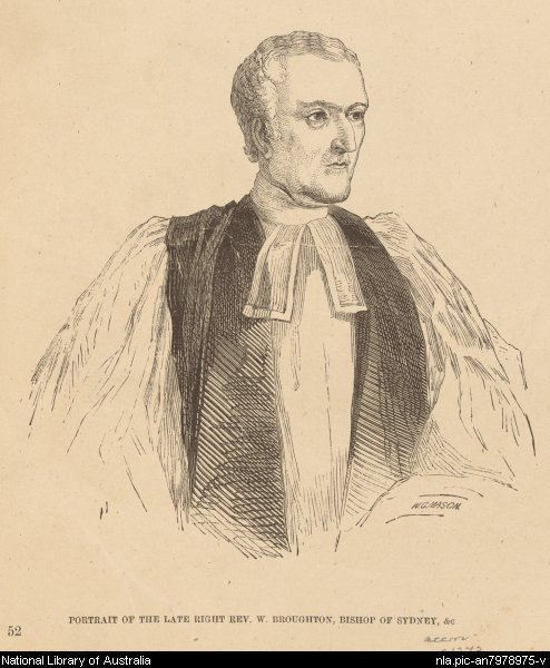 Right Rev W. Broughton, Bishop of Sydney