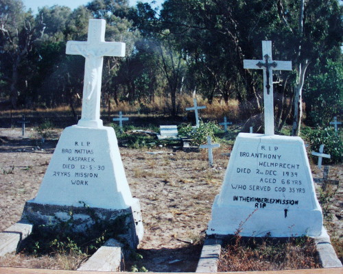 Br. Kasparek and Br. Helmprecht side by side