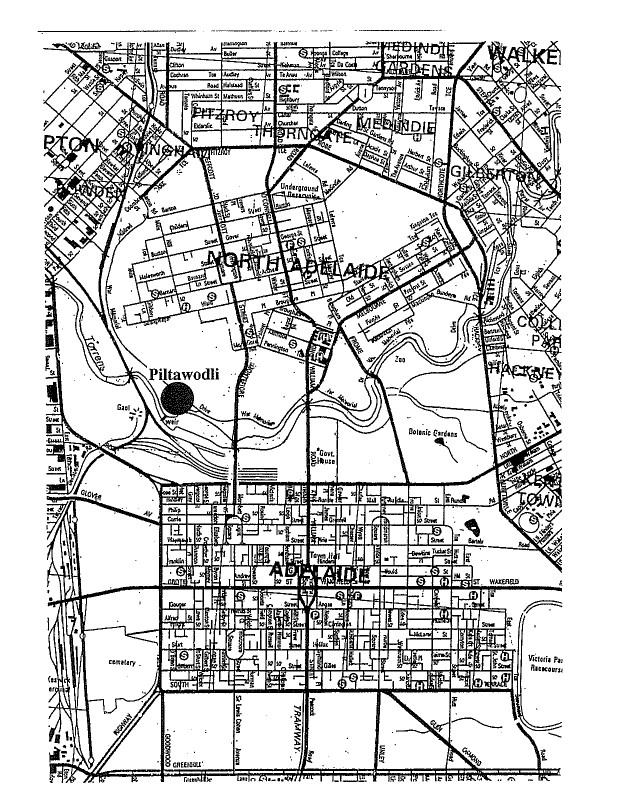 Pirltawardli Adelaide Map by Harris