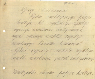 Letter from Wailtyi