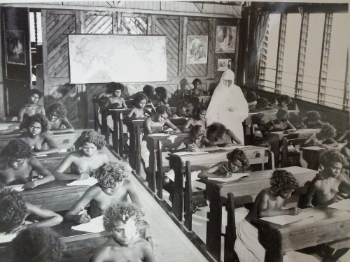 Sister in schoolroom